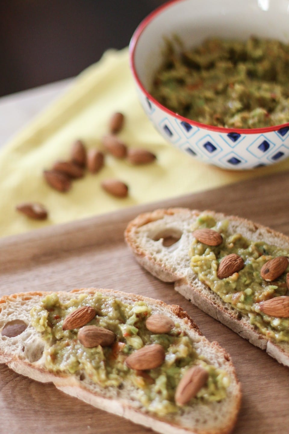 Tartines au guacamole